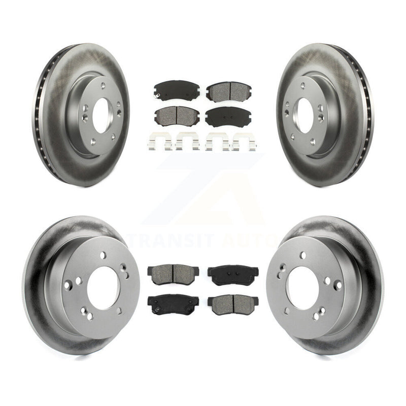 Transit Auto KGS-100821 Disc Brake Kit for 2005-2010 Hyundai Sonata, Kia Magentis and More - Front and Rear