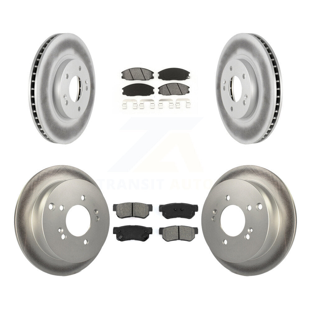Transit Auto KGS-100824 Disc Brake Kit for 2001-2006 Hyundai Santa Fe - Front and Rear