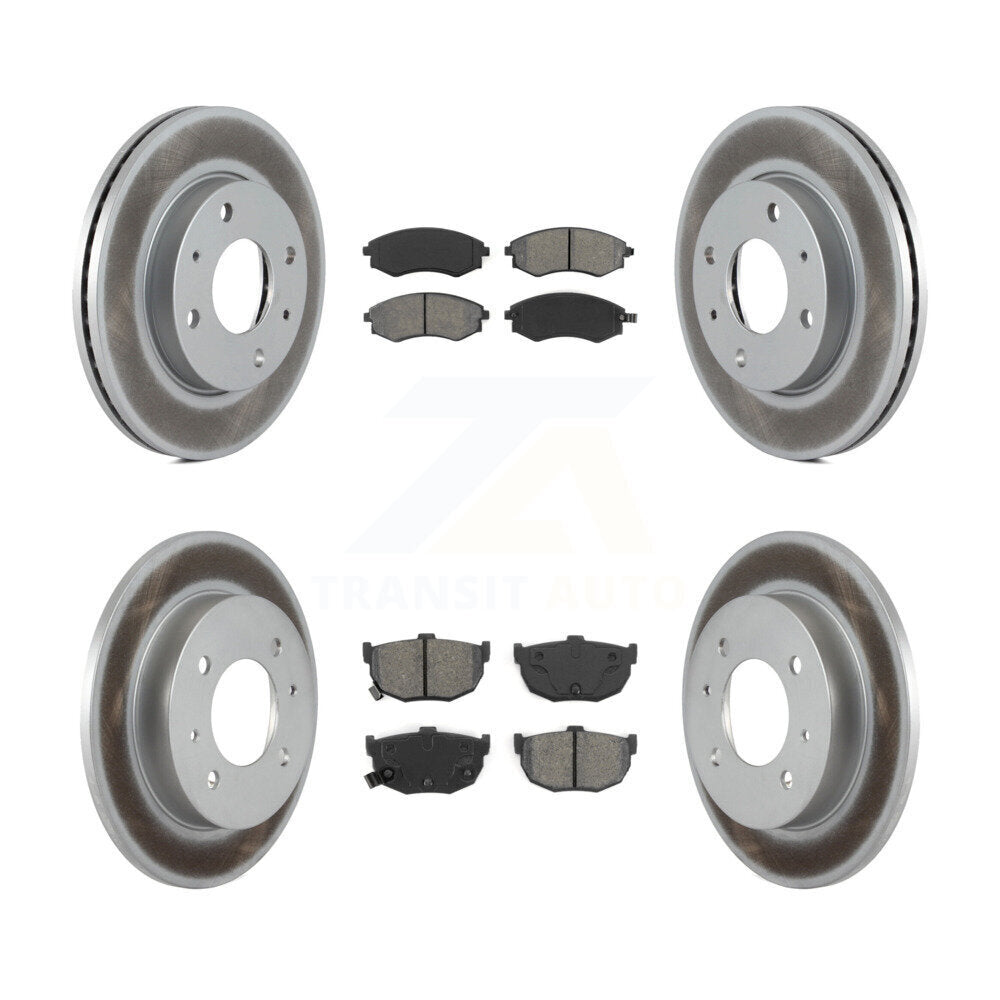 Transit Auto KGS-100828 Disc Brake Kit for 2001-2006 Hyundai Elantra - Front and Rear