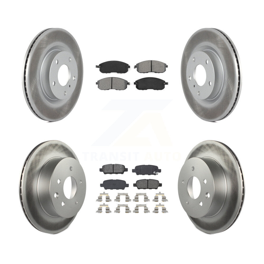 Transit Auto KGS-100831 Disc Brake Kit for 2003-2005 INFINITI G35, Nissan 350Z - Front and Rear