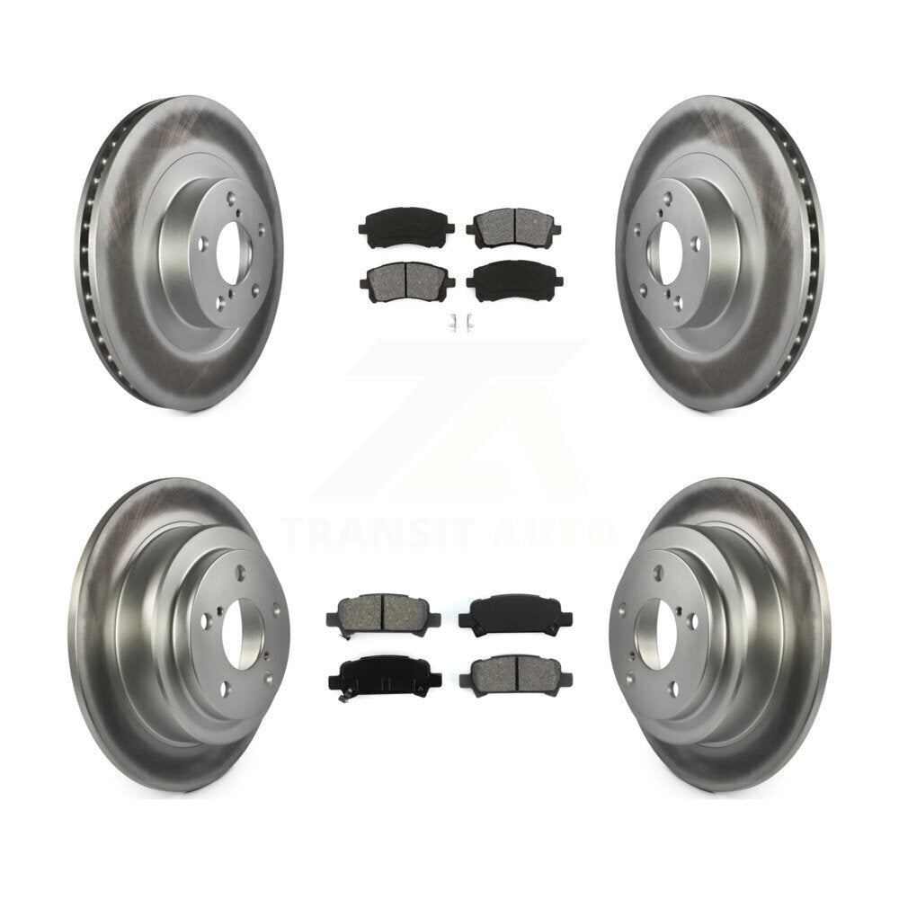 Transit Auto KGS-100841 Disc Brake Kit for 2002 Subaru Impreza - Front and Rear