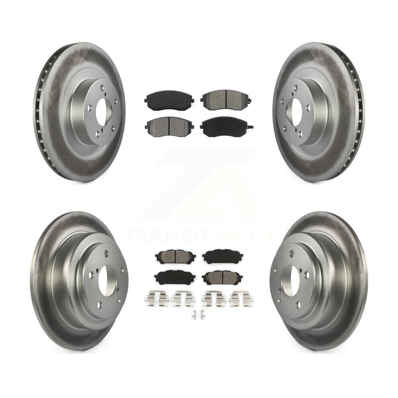 Transit Auto KGS-100843 Disc Brake Kit for 2004-2008 Saab 9-2X, Subaru Forester, Subaru Impreza - Front and Rear
