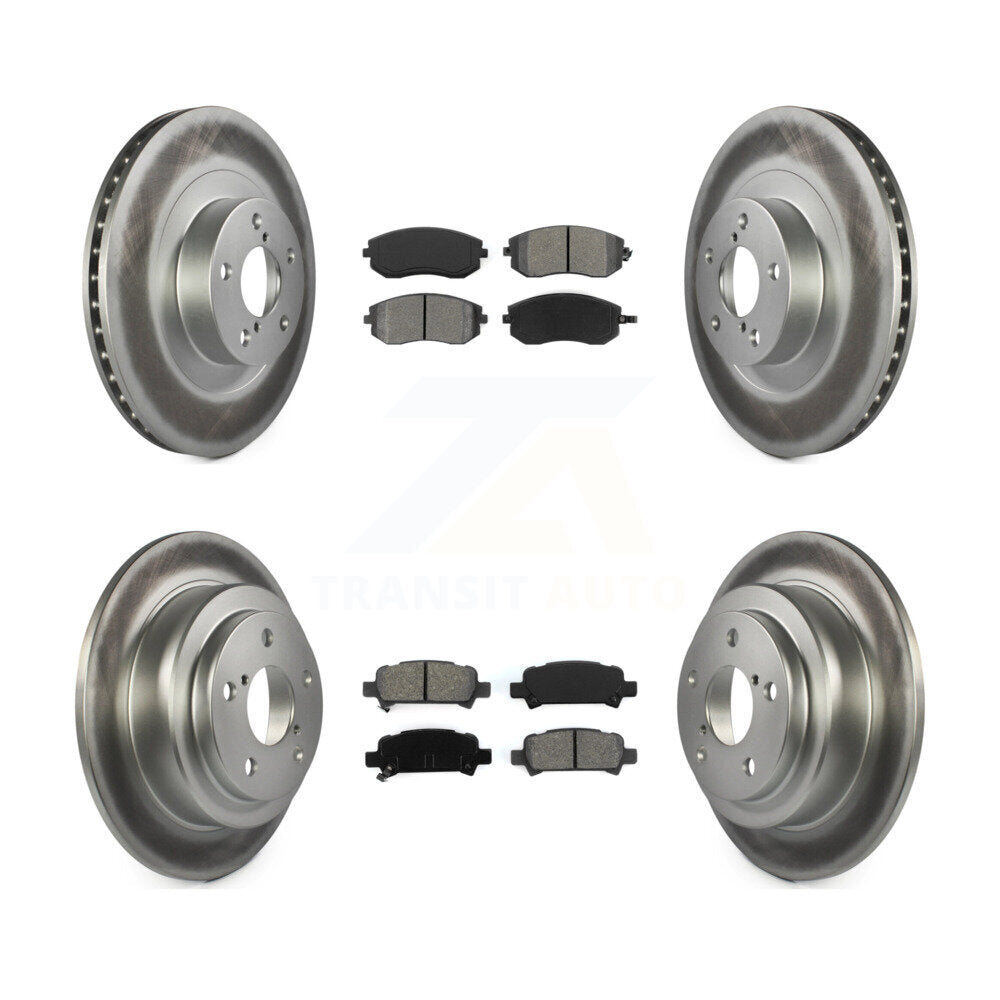 Transit Auto KGS-100844 Disc Brake Kit for 2003 Subaru Forester - Front and Rear