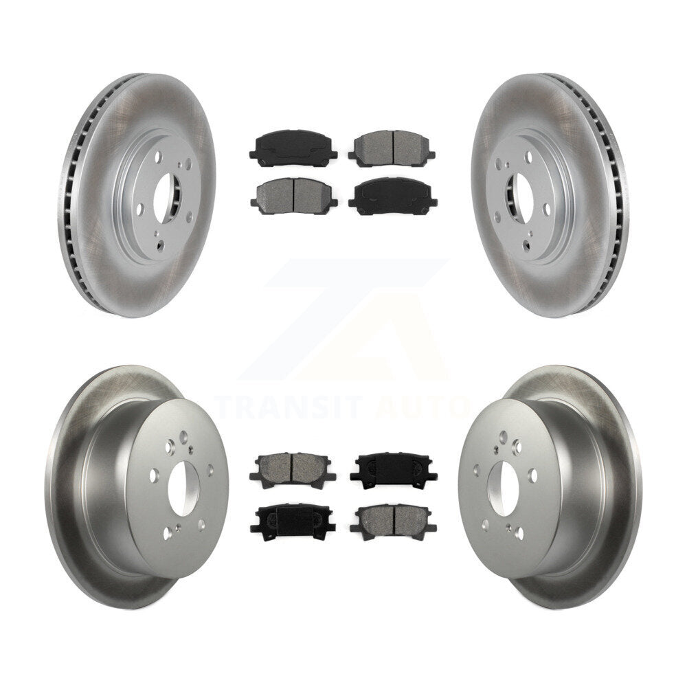 Transit Auto KGS-100850 Disc Brake Kit for 2004-2007 Toyota Highlander - Front and Rear