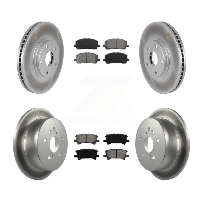 Transit Auto KGS-100850 Disc Brake Kit for 2004-2007 Toyota Highlander - Front and Rear
