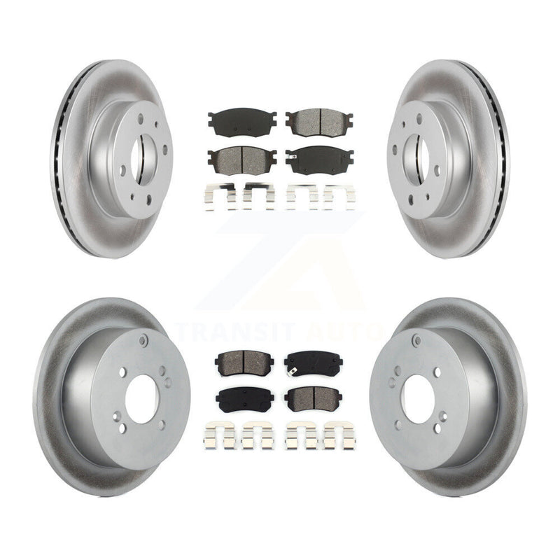 Transit Auto KGS-100853 Disc Brake Kit for 2006 Hyundai Accent - Front and Rear