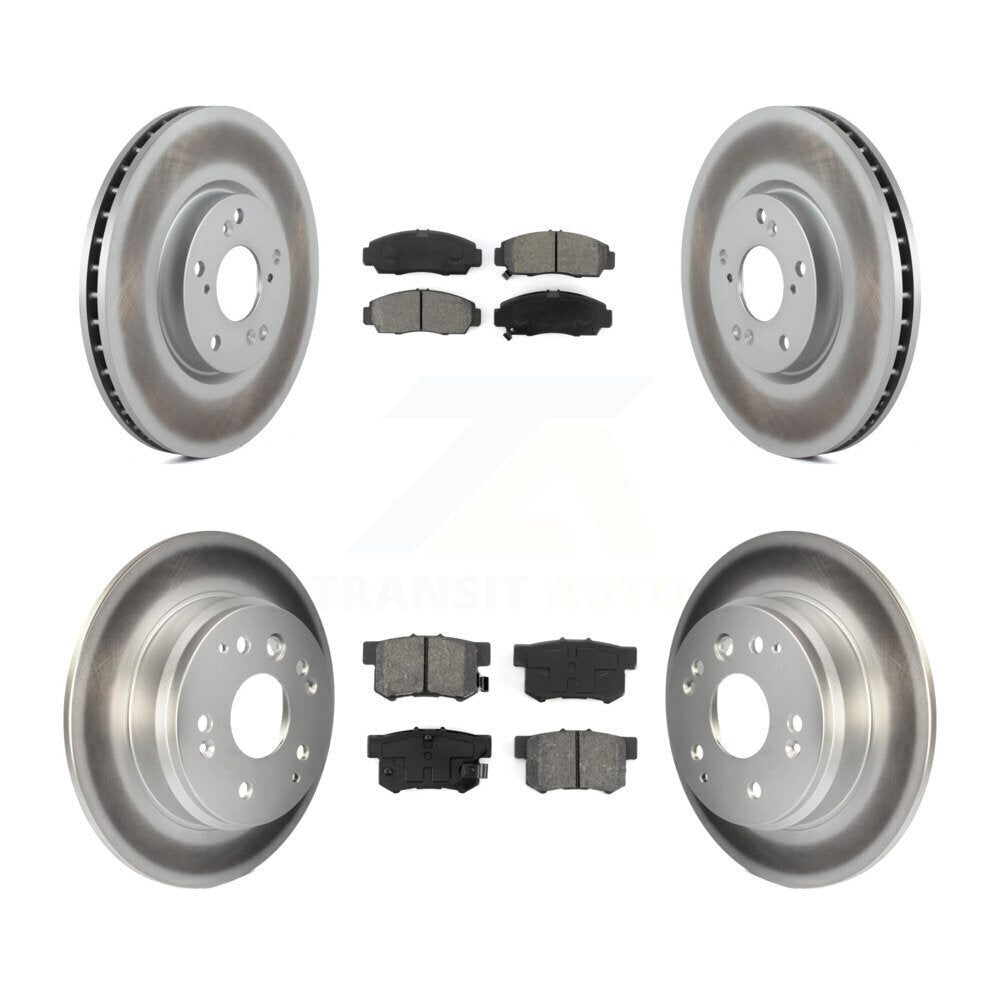 Transit Auto KGS-100855 Disc Brake Kit for 2004-2005 Acura TL - Front and Rear