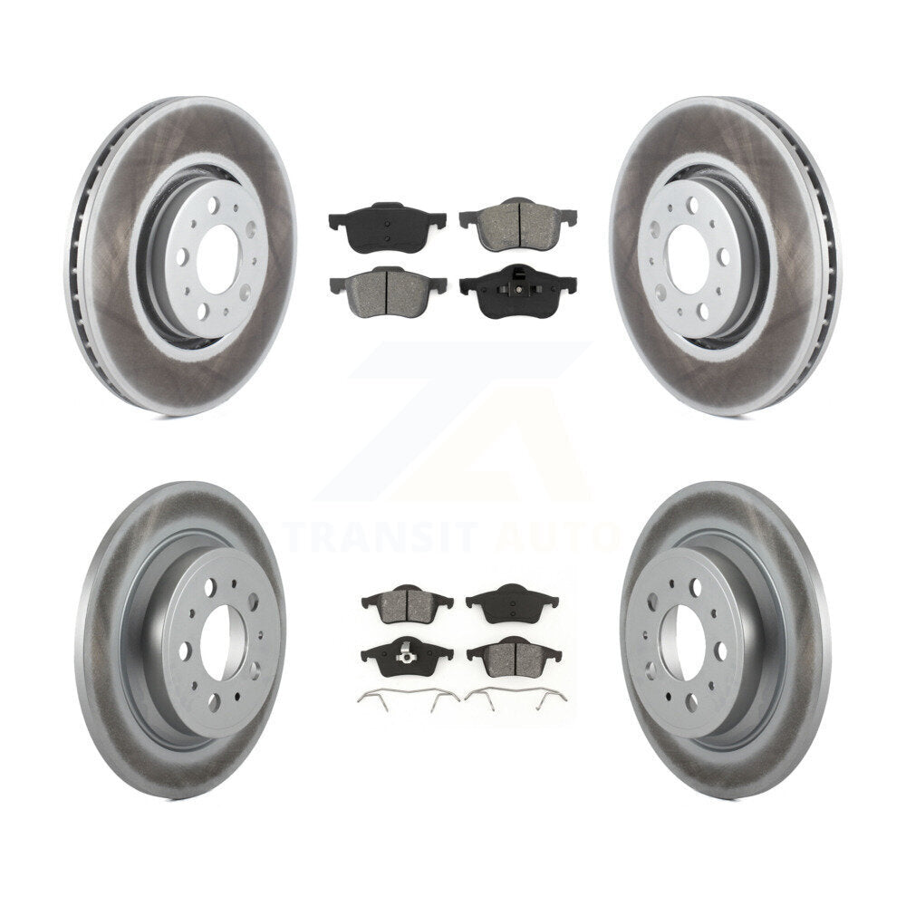 Transit Auto KGS-100858 Disc Brake Kit for 2008 Volvo S60 - Front and Rear
