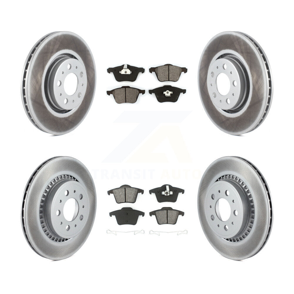 Transit Auto KGS-100859 Disc Brake Kit for 2003-2014 Volvo XC90 - Front and Rear