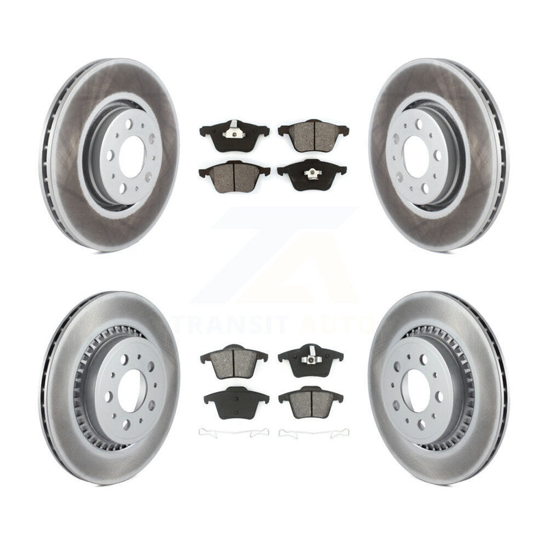 Transit Auto KGS-100859 Disc Brake Kit for 2003-2014 Volvo XC90 - Front and Rear
