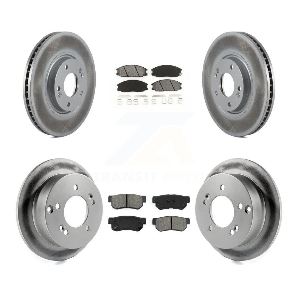 Transit Auto KGS-100860 Disc Brake Kit for 2003-2005 Hyundai XG350 - Front and Rear