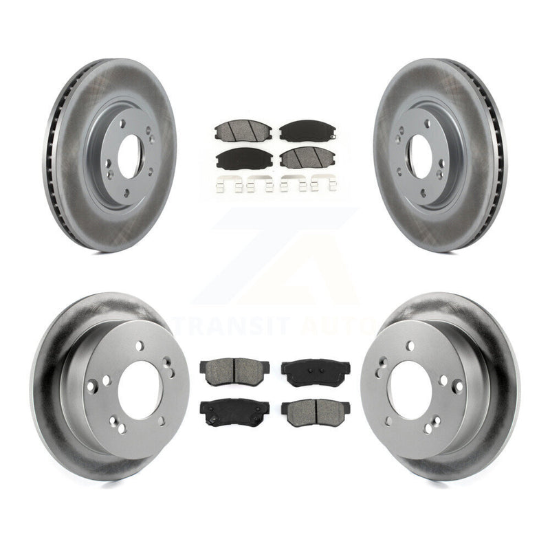Transit Auto KGS-100860 Disc Brake Kit for 2003-2005 Hyundai XG350 - Front and Rear