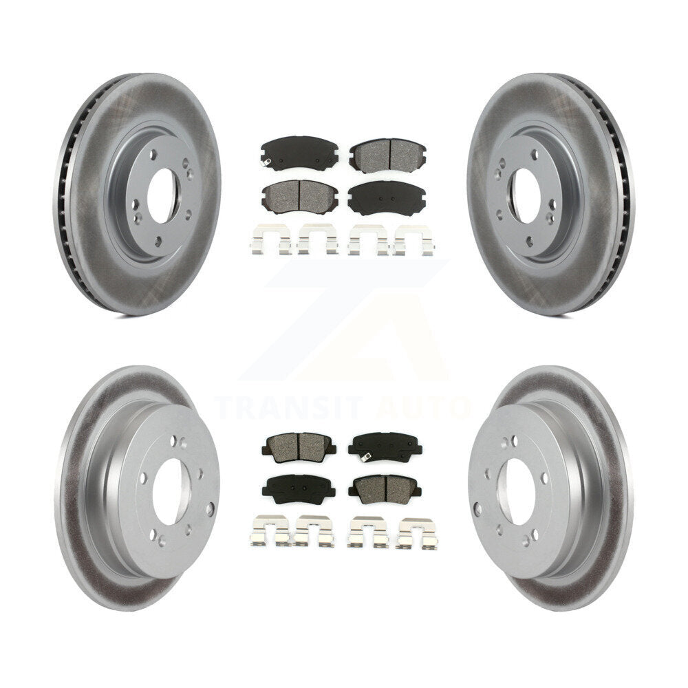 Transit Auto KGS-100861 Disc Brake Kit for 2007-2010 Hyundai Azera, Kia Amanti - Front and Rear