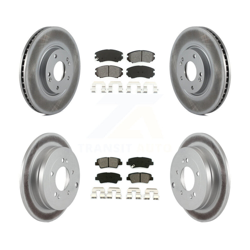 Transit Auto KGS-100861 Disc Brake Kit for 2007-2010 Hyundai Azera, Kia Amanti - Front and Rear