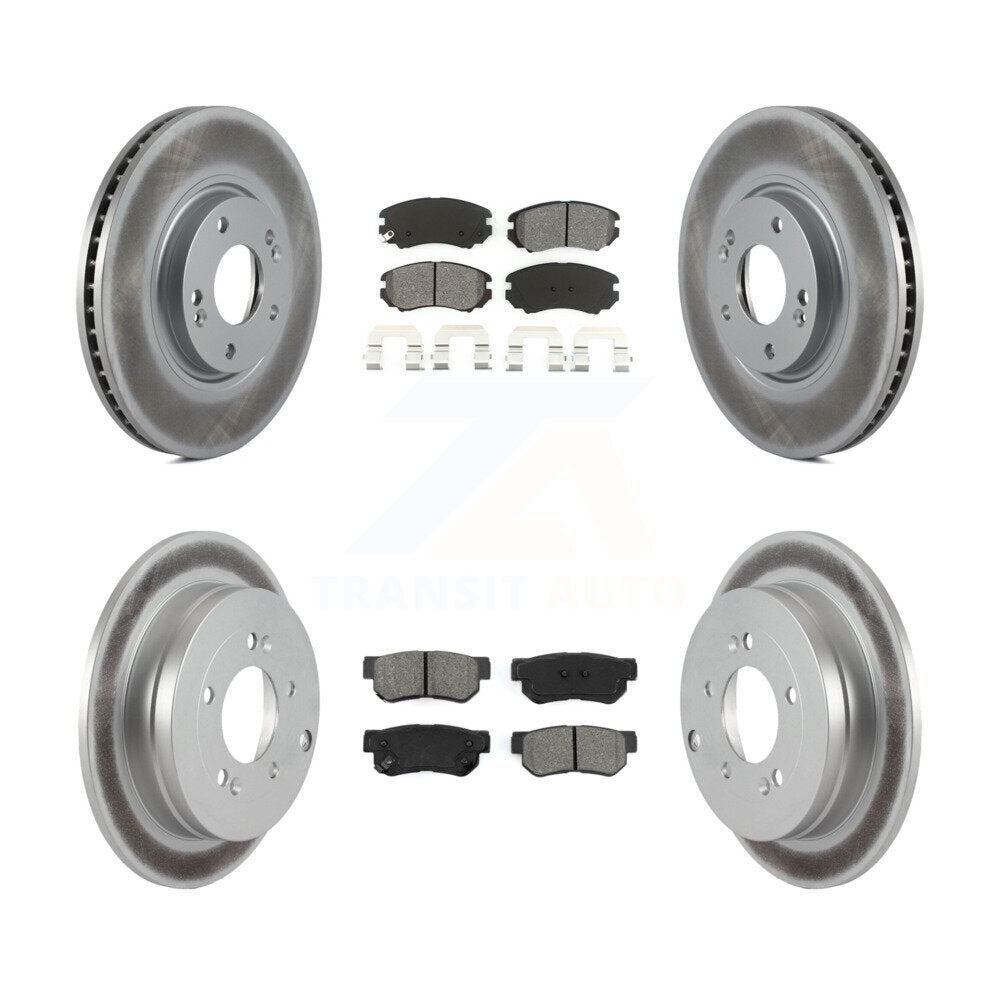 Transit Auto KGS-100862 Disc Brake Kit for 2006-2009 Hyundai Azera - Front and Rear