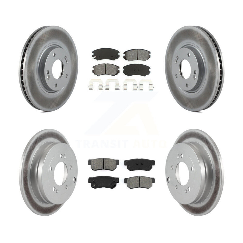Transit Auto KGS-100862 Disc Brake Kit for 2006-2009 Hyundai Azera - Front and Rear