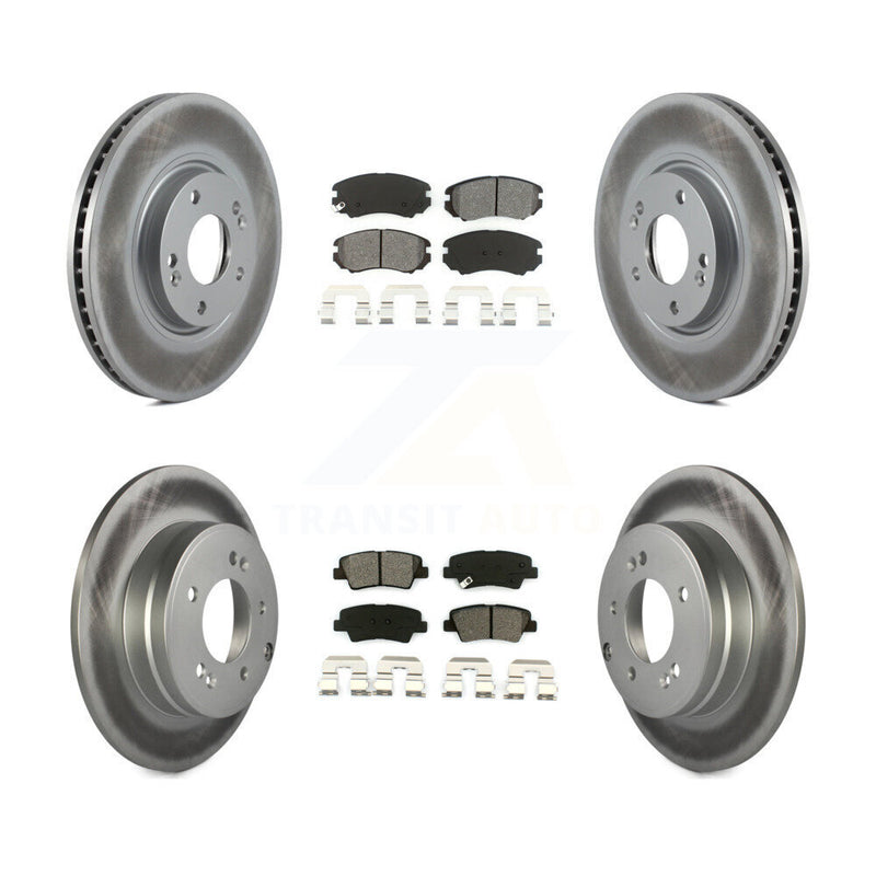 Transit Auto KGS-100863 Disc Brake Kit for 2010-2011 Hyundai Azera - Front and Rear
