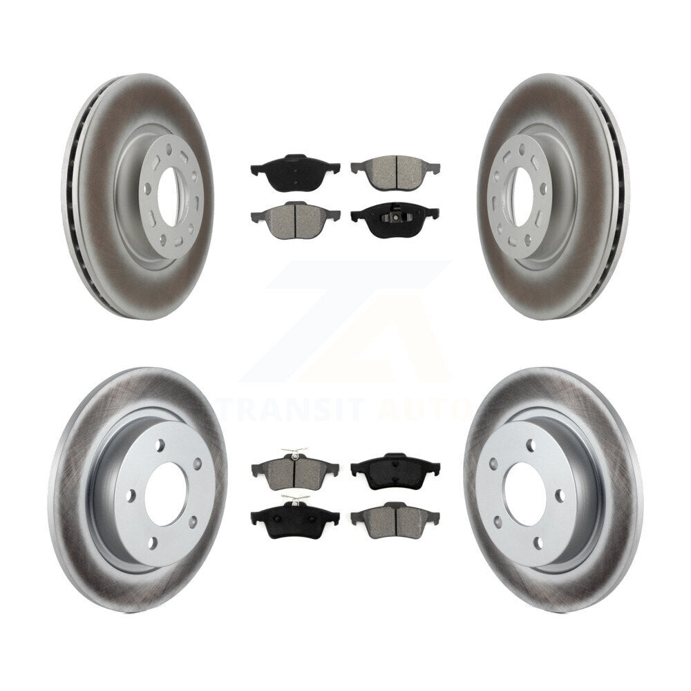 Transit Auto KGS-100864 Disc Brake Kit for 2004-2013 Mazda 3 Sport, Mazda 3 - Front and Rear