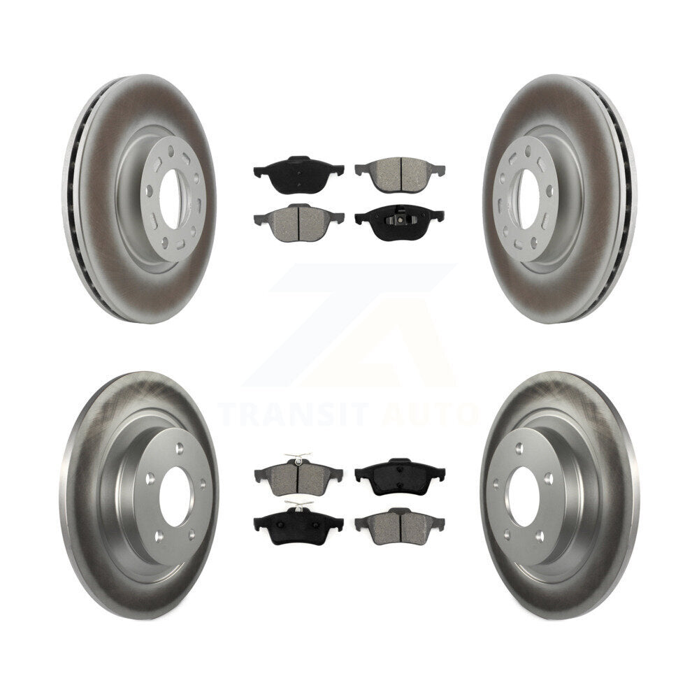 Transit Auto KGS-100865 Disc Brake Kit for 2006-2017 Mazda 5 - Front and Rear