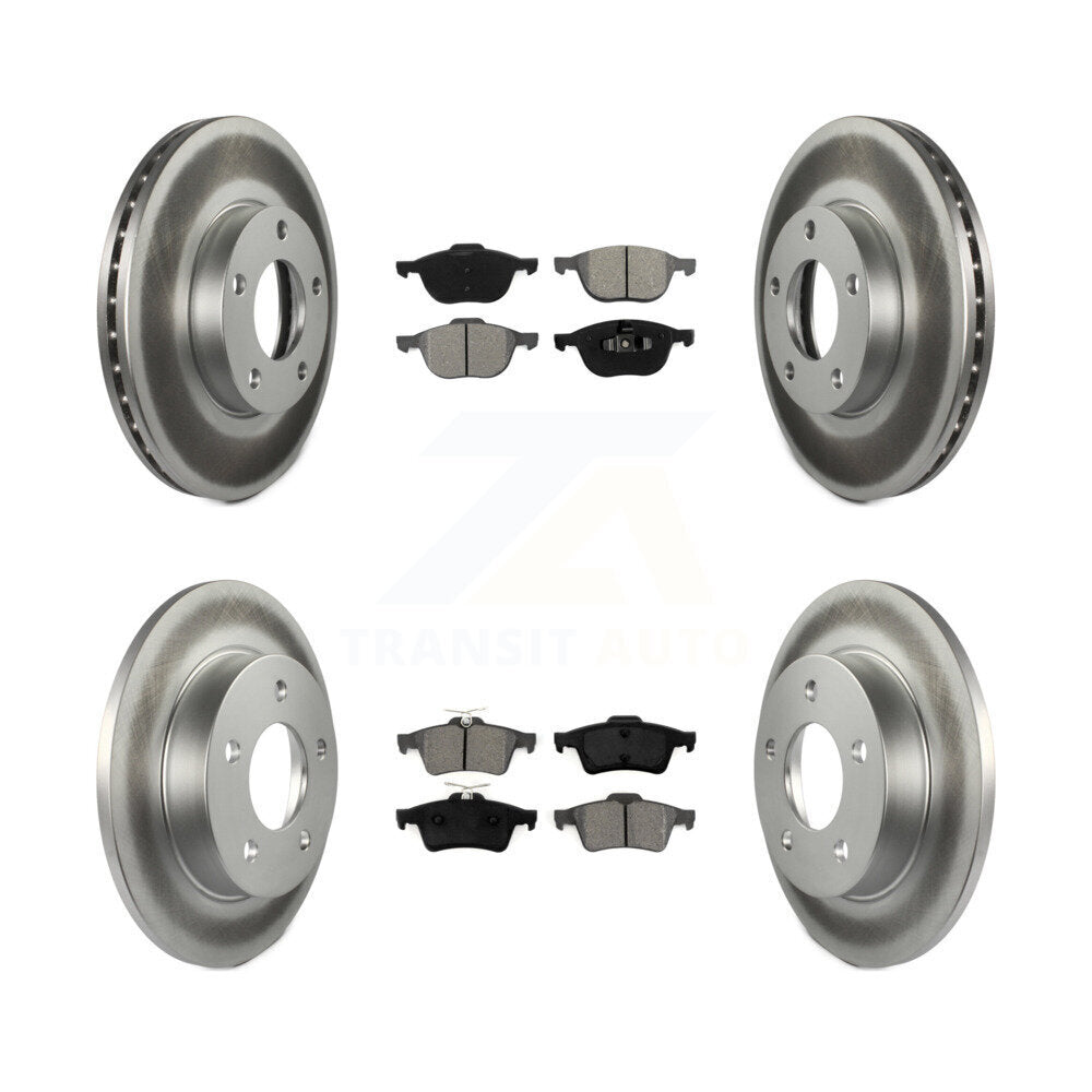 Transit Auto KGS-100869 Disc Brake Kit for 2006-2013 Mazda 3 Sport, Mazda 3 - Front and Rear