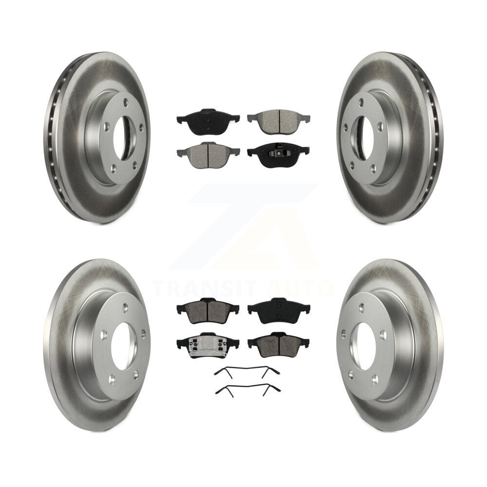 Transit Auto KGS-100870 Disc Brake Kit for 2004-2005 Mazda 3 - Front and Rear