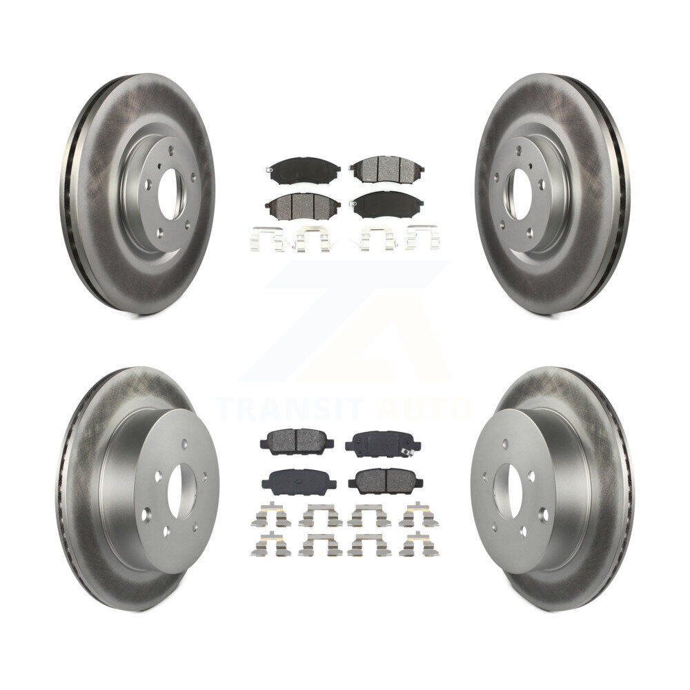 Transit Auto KGS-100872 Disc Brake Kit for 2011-2017 INFINITI QX70, Nissan Murano - Front and Rear