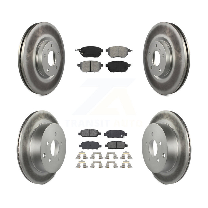 Transit Auto KGS-100876 Disc Brake Kit for 2005-2012 Nissan Murano - Front and Rear