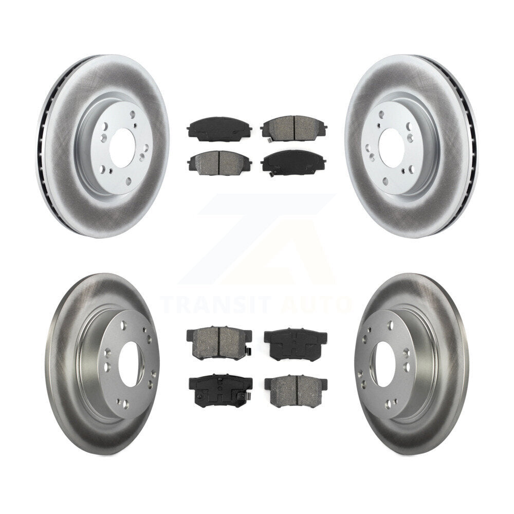 Transit Auto KGS-100877 Disc Brake Kit for 2006-2011 Acura CSX, Honda Civic - Front and Rear