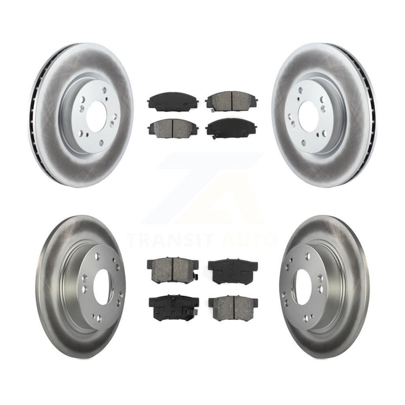 Transit Auto KGS-100877 Disc Brake Kit for 2006-2011 Acura CSX, Honda Civic - Front and Rear