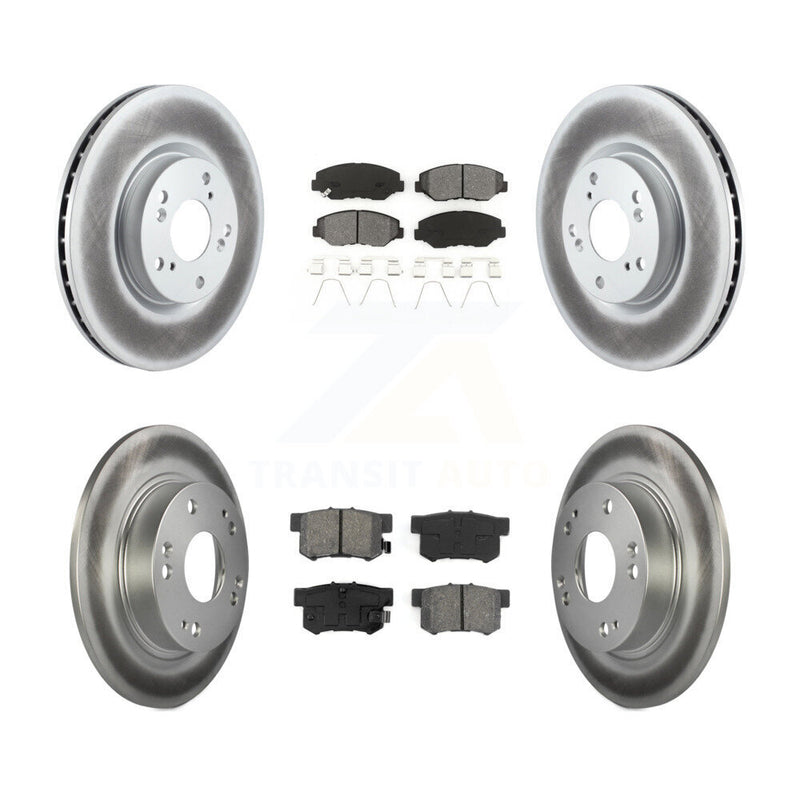 Transit Auto KGS-100879 Disc Brake Kit for 2012-2015 Acura ILX, Honda Civic - Front and Rear