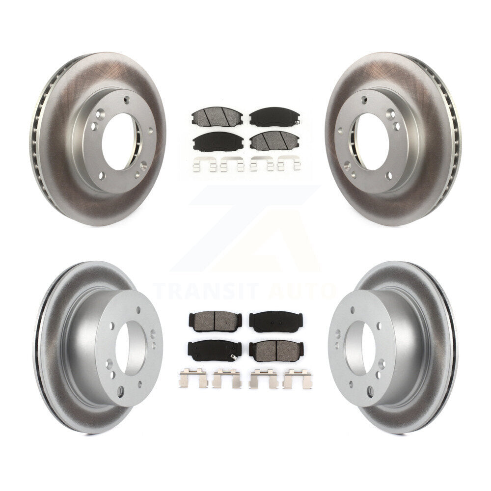 Transit Auto KGS-100882 Disc Brake Kit for 2003-2006 Kia Sorento - Front and Rear