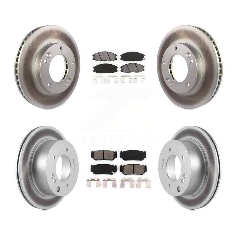 Transit Auto KGS-100882 Disc Brake Kit for 2003-2006 Kia Sorento - Front and Rear