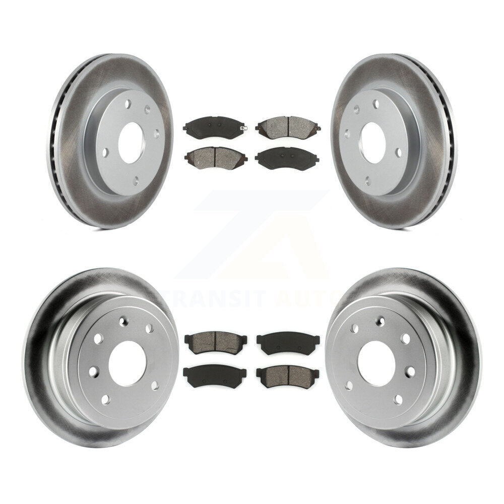Transit Auto KGS-100884 Disc Brake Kit for 2007-2008 Chevrolet Optra, Suzuki Forenza, Suzuki Reno - Front and Rear