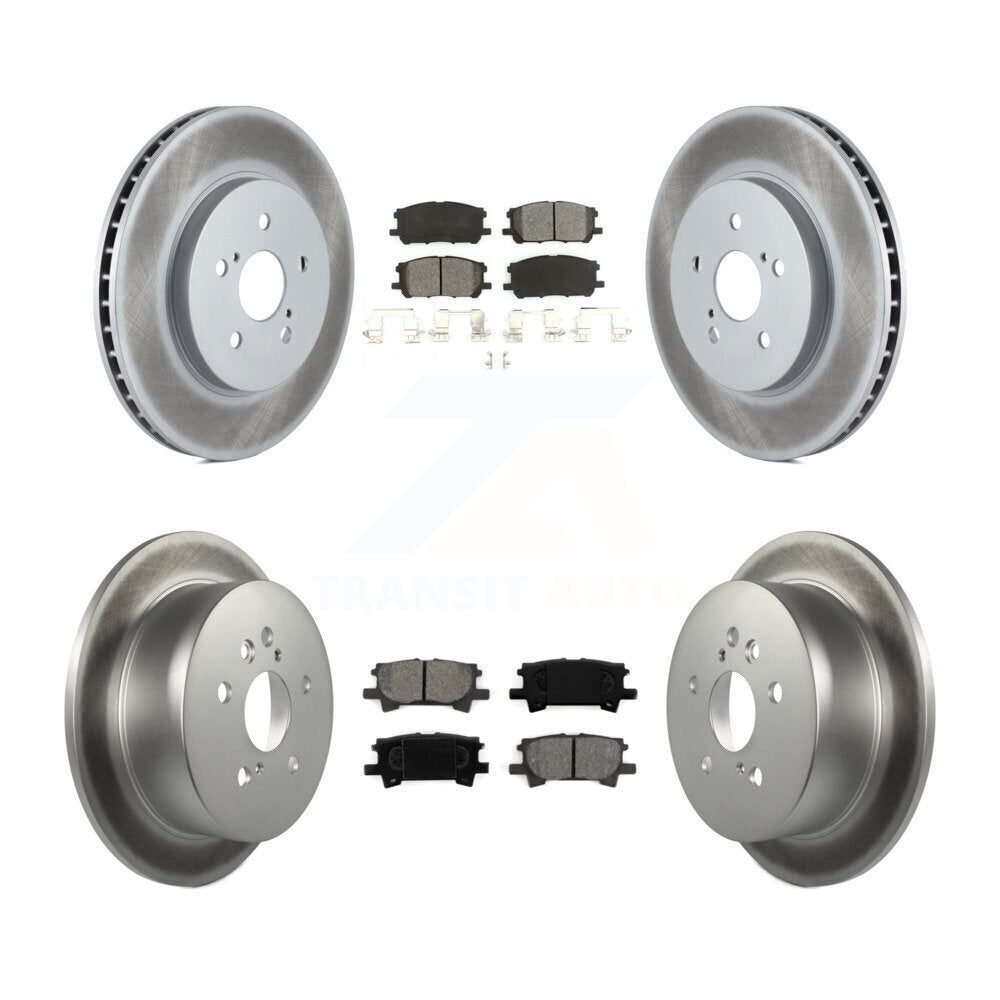Transit Auto KGS-100886 Disc Brake Kit for 2004-2009 Lexus RX350, Lexus RX400h and More - Front and Rear