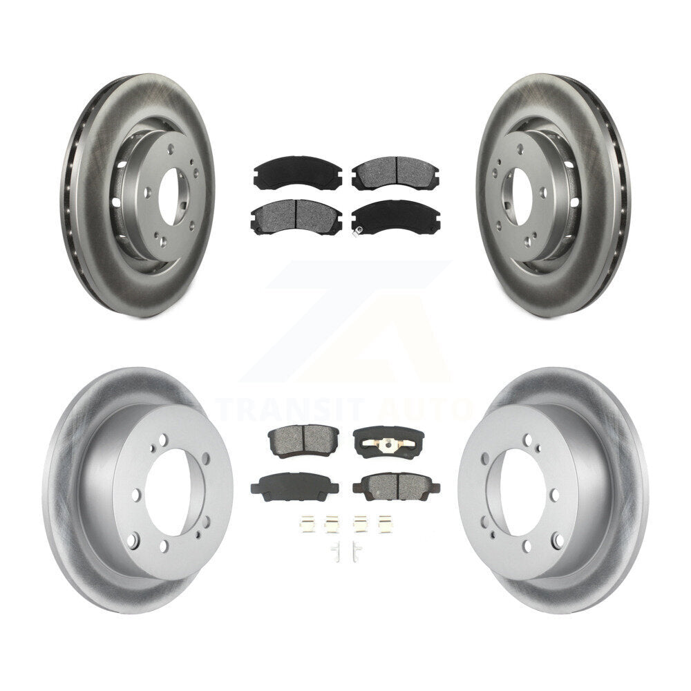 Transit Auto KGS-100887 Disc Brake Kit for 2005-2006 Mitsubishi Outlander - Front and Rear