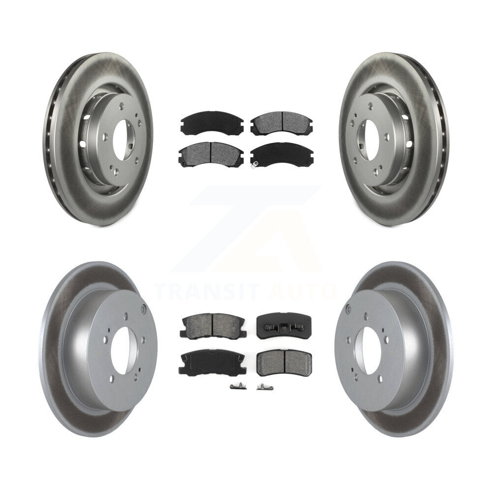 Transit Auto KGS-100888 Disc Brake Kit for 2009 Mitsubishi Lancer - Front and Rear
