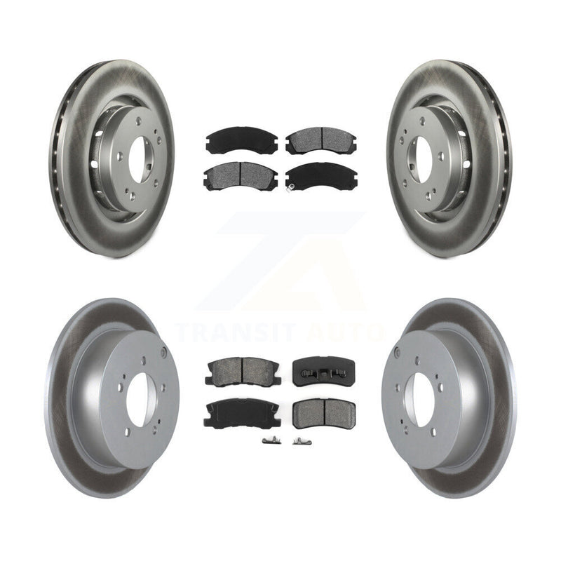 Transit Auto KGS-100888 Disc Brake Kit for 2009 Mitsubishi Lancer - Front and Rear