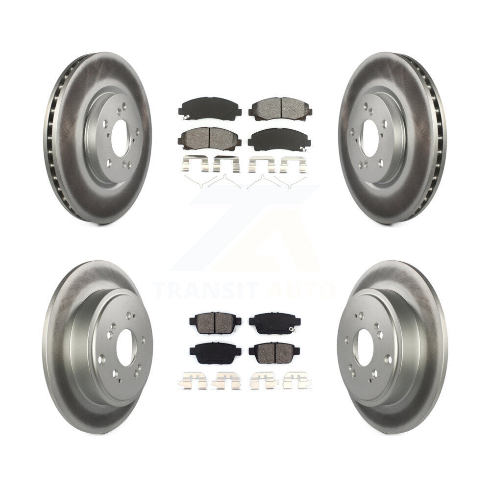 Transit Auto KGS-100889 Disc Brake Kit for 2006-2014 Honda Ridgeline - Front and Rear