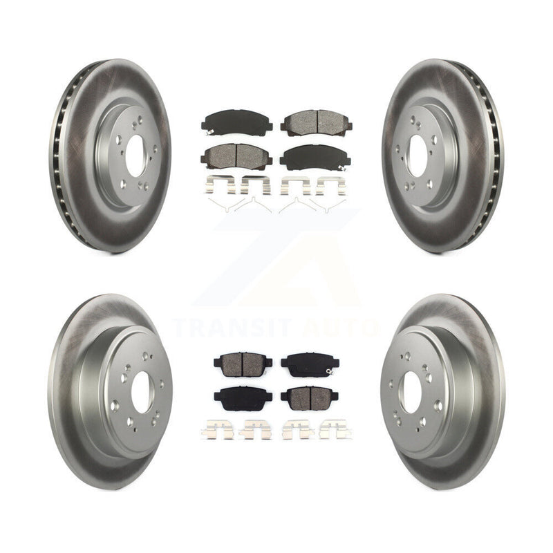 Transit Auto KGS-100889 Disc Brake Kit for 2006-2014 Honda Ridgeline - Front and Rear