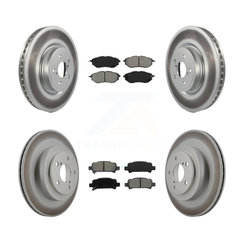 Transit Auto KGS-100890 Disc Brake Kit for 2005-2009 Subaru Legacy - Front and Rear