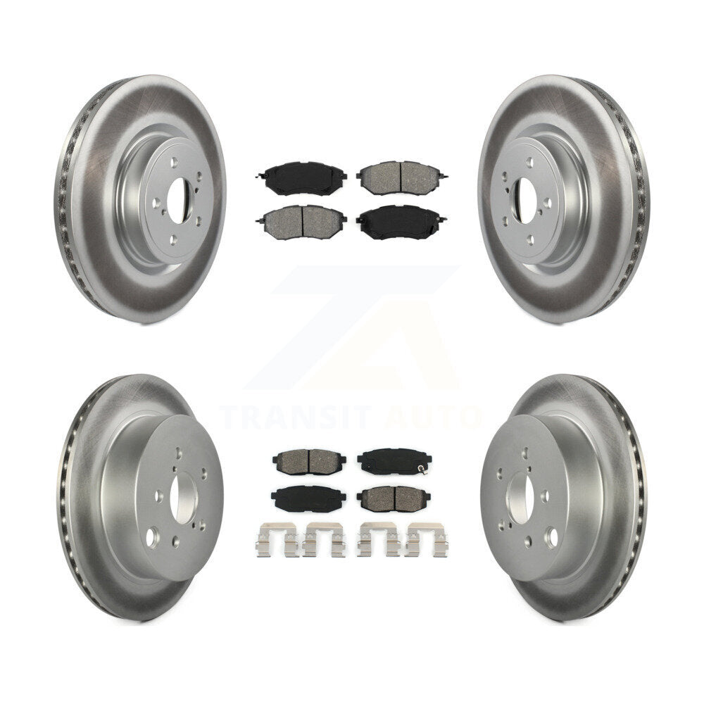 Transit Auto KGS-100892 Disc Brake Kit for 2014-2018 Subaru Forester - Front and Rear