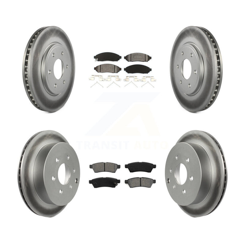 Transit Auto KGS-100894 Disc Brake Kit for 2005-2019 Suzuki Equator, Nissan Frontier - Front and Rear