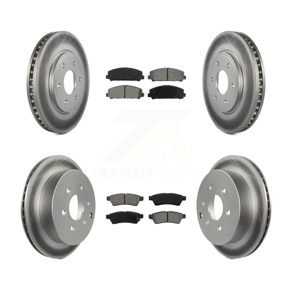 Transit Auto KGS-100895 Disc Brake Kit for 2011-2012 Suzuki Equator - Front and Rear