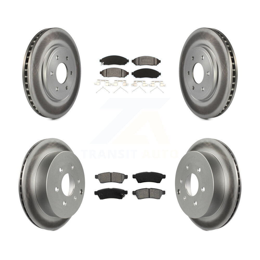 Transit Auto KGS-100896 Disc Brake Kit for 2005-2023 Nissan Frontier, Suzuki Equator, Nissan Xterra - Front and Rear