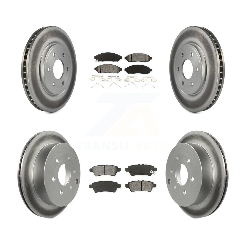 Transit Auto KGS-100897 Disc Brake Kit for 2006-2007 Nissan Xterra - Front and Rear