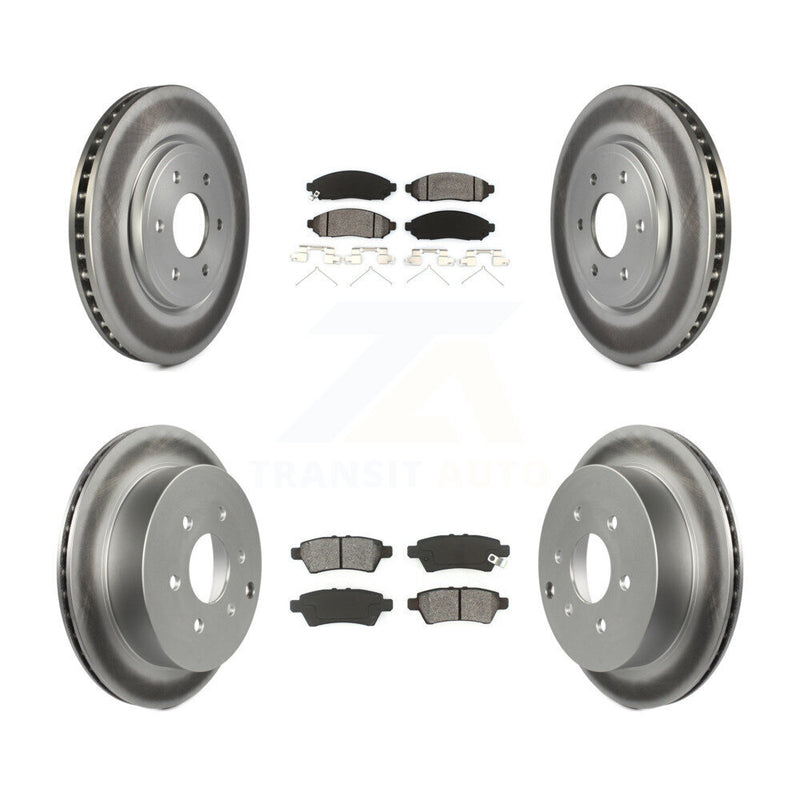Transit Auto KGS-100897 Disc Brake Kit for 2006-2007 Nissan Xterra - Front and Rear