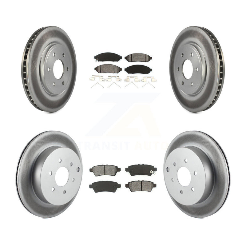 Transit Auto KGS-100898 Disc Brake Kit for 2005-2012 Nissan Pathfinder - Front and Rear