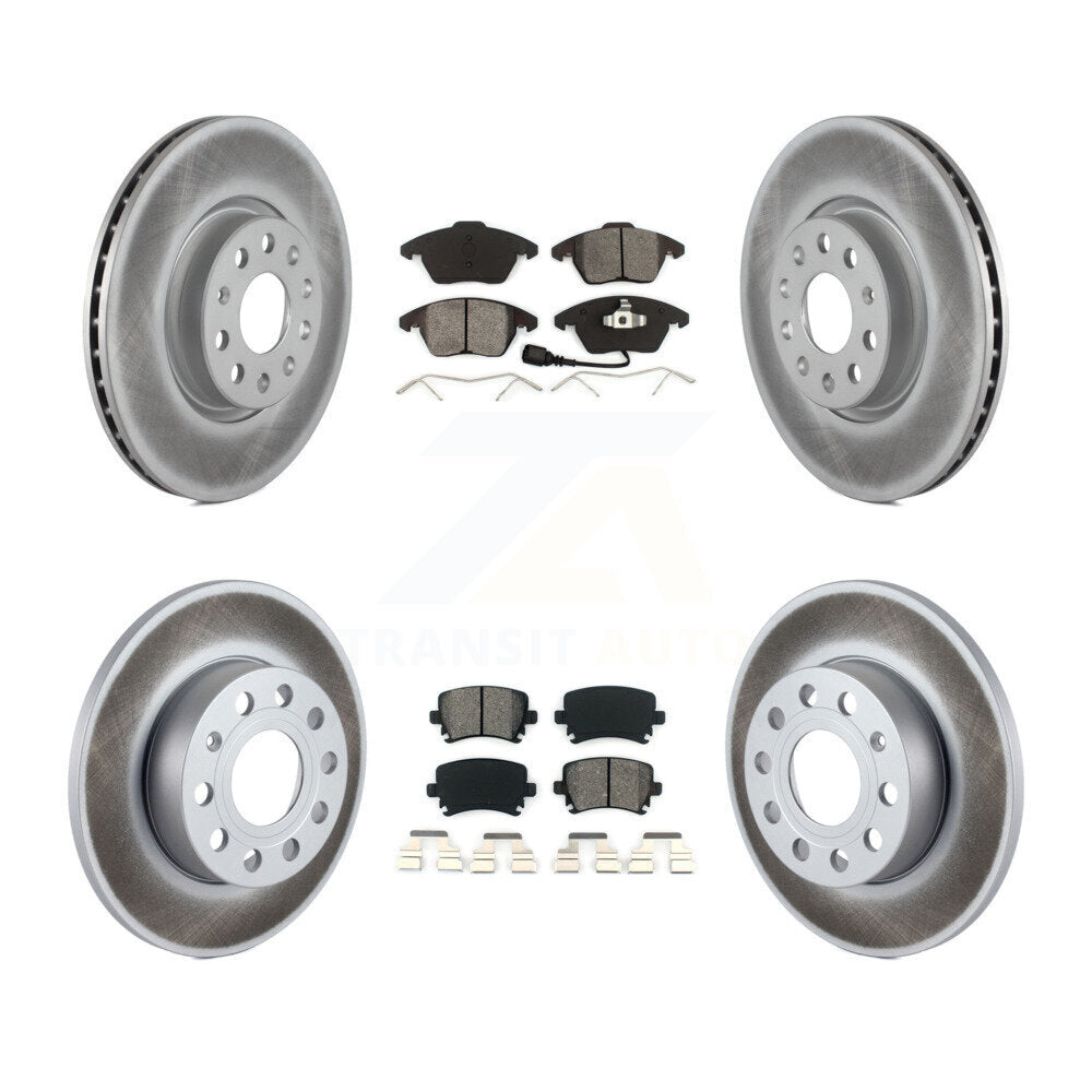 Transit Auto KGS-100901 Disc Brake Kit for 2006-2009 Audi A3, Audi A3 Quattro, Volkswagen Rabbit - Front and Rear