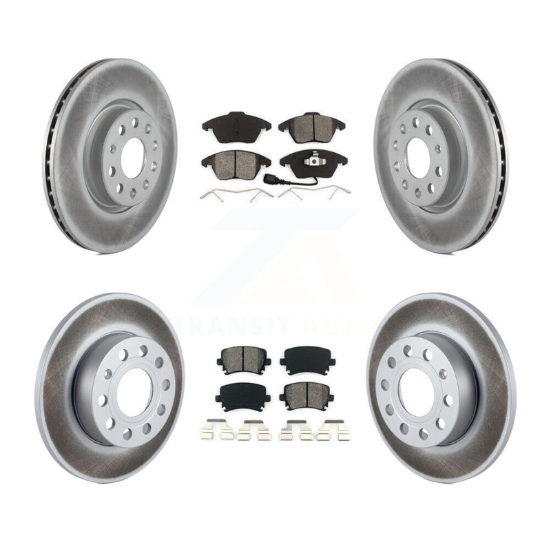 Transit Auto KGS-100901 Disc Brake Kit for 2006-2009 Audi A3, Audi A3 Quattro, Volkswagen Rabbit - Front and Rear