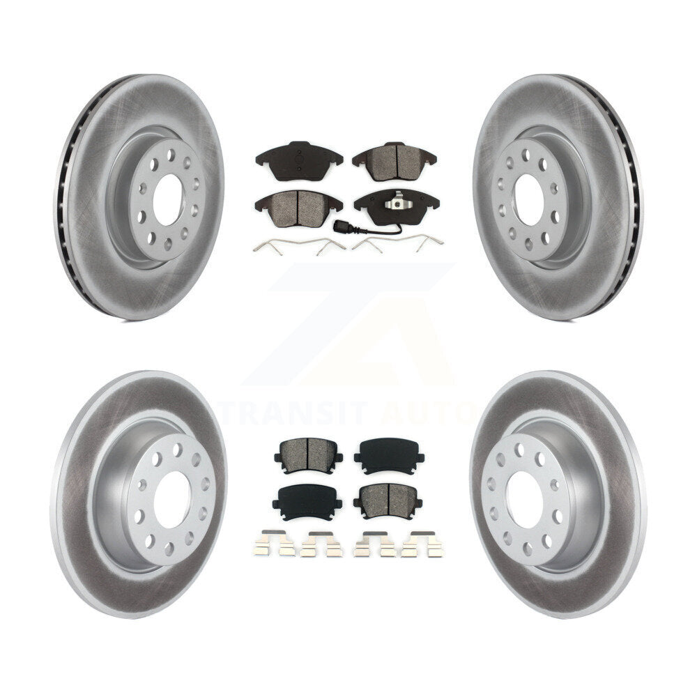 Transit Auto KGS-100902 Disc Brake Kit for 2006-2010 Volkswagen GTI, Audi A3 and More - Front and Rear